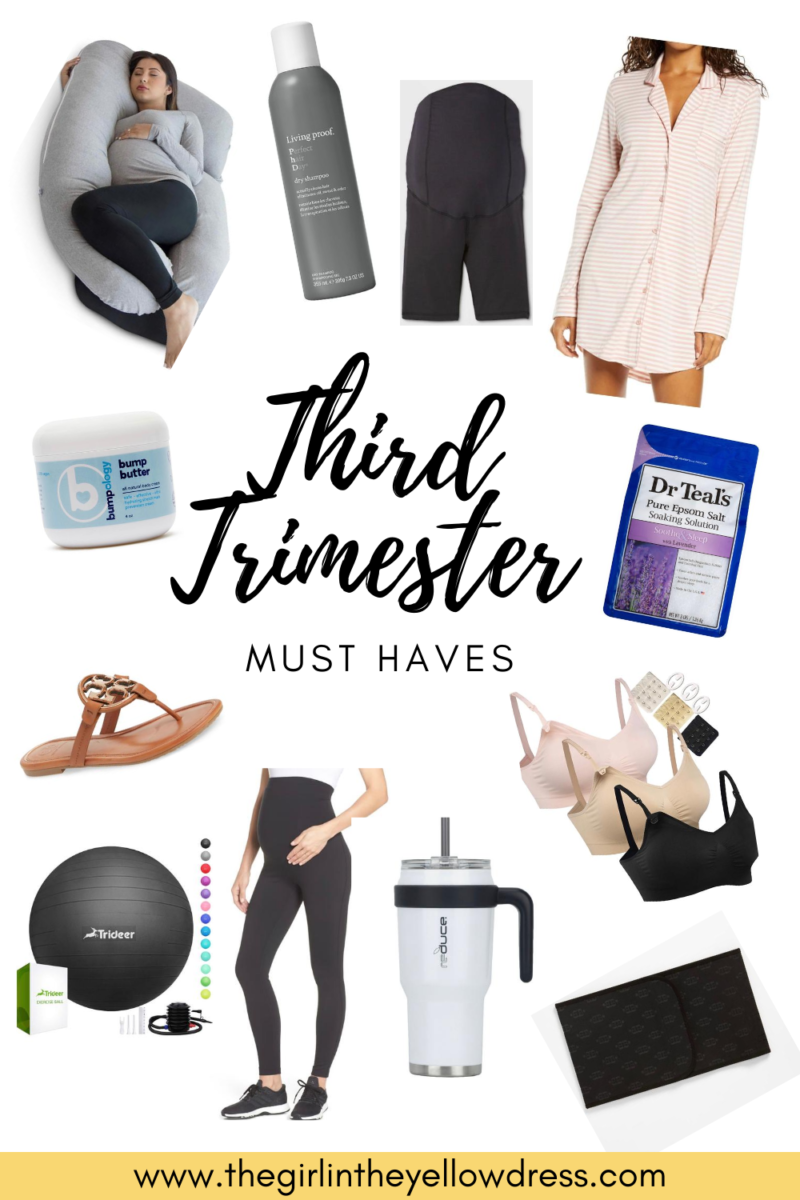 Third Trimester Pregnancy Must Haves | The Girl in the Yellow Dress